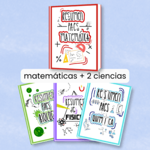 Pack Libros PAES Matemátocas + 2 Ciencias Naturales