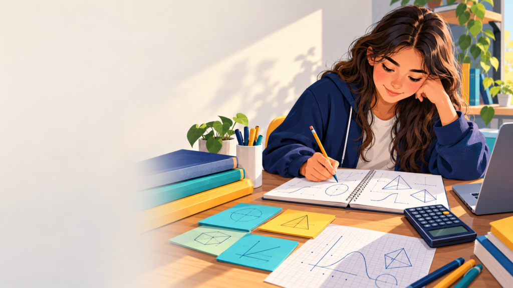 Estudiante resolviendo ejercicios de Matemática M1 para la PAES